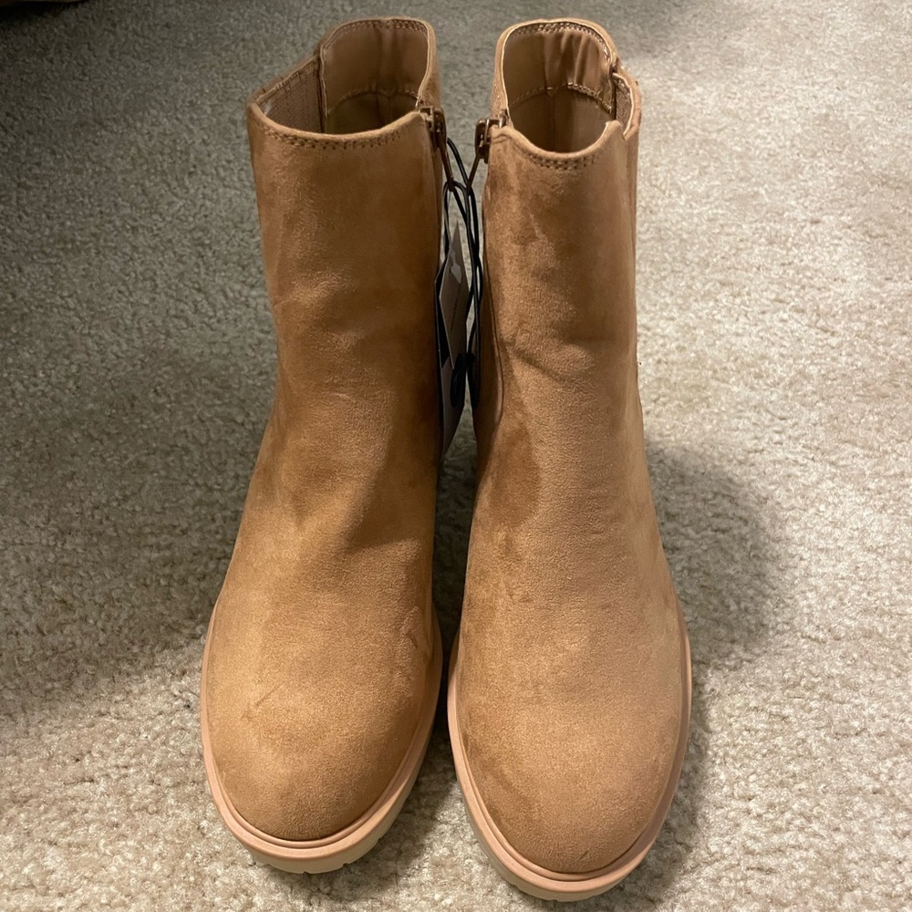 Brown booties